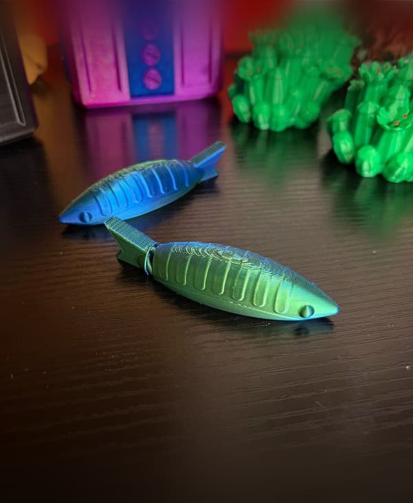 Articulated Salty Sardine 3d model