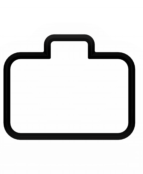 Suitcase Cookie Cutter STL File - 4 inches 3d model