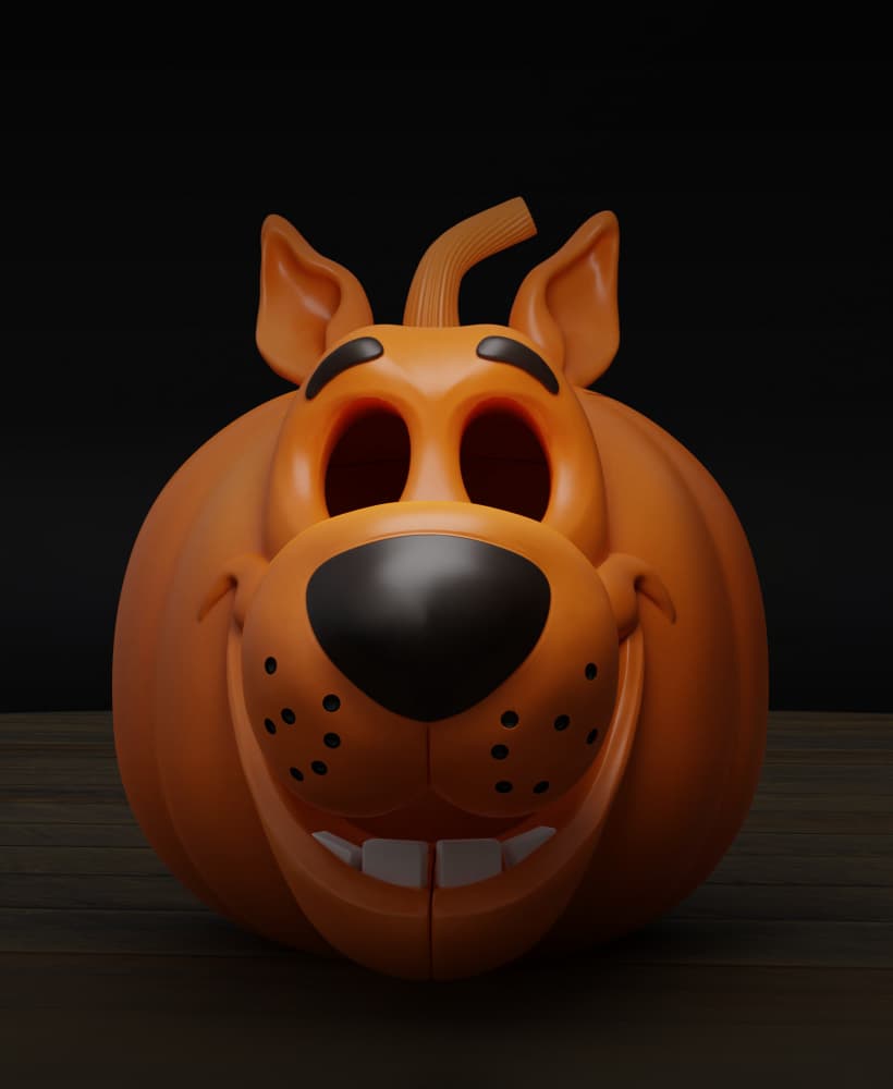 Scooby-Doo Pumpkin Jack-o'-lantern 3d model