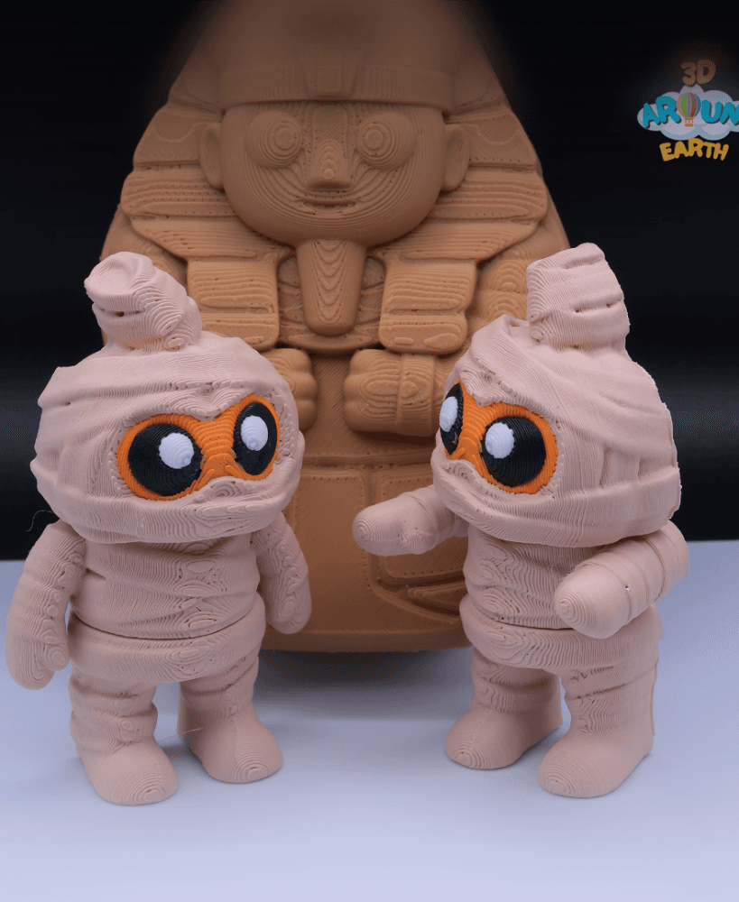 Cute PumpkinMummy 3d model