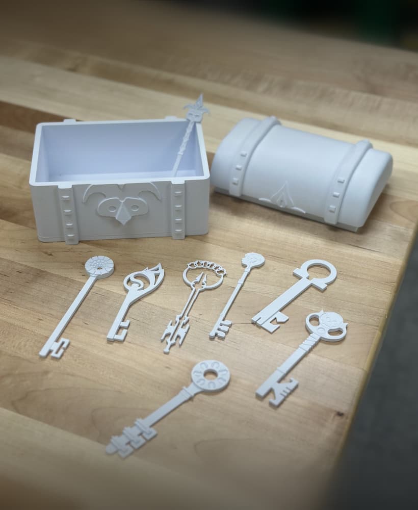 Locke and Key Keys 3d model