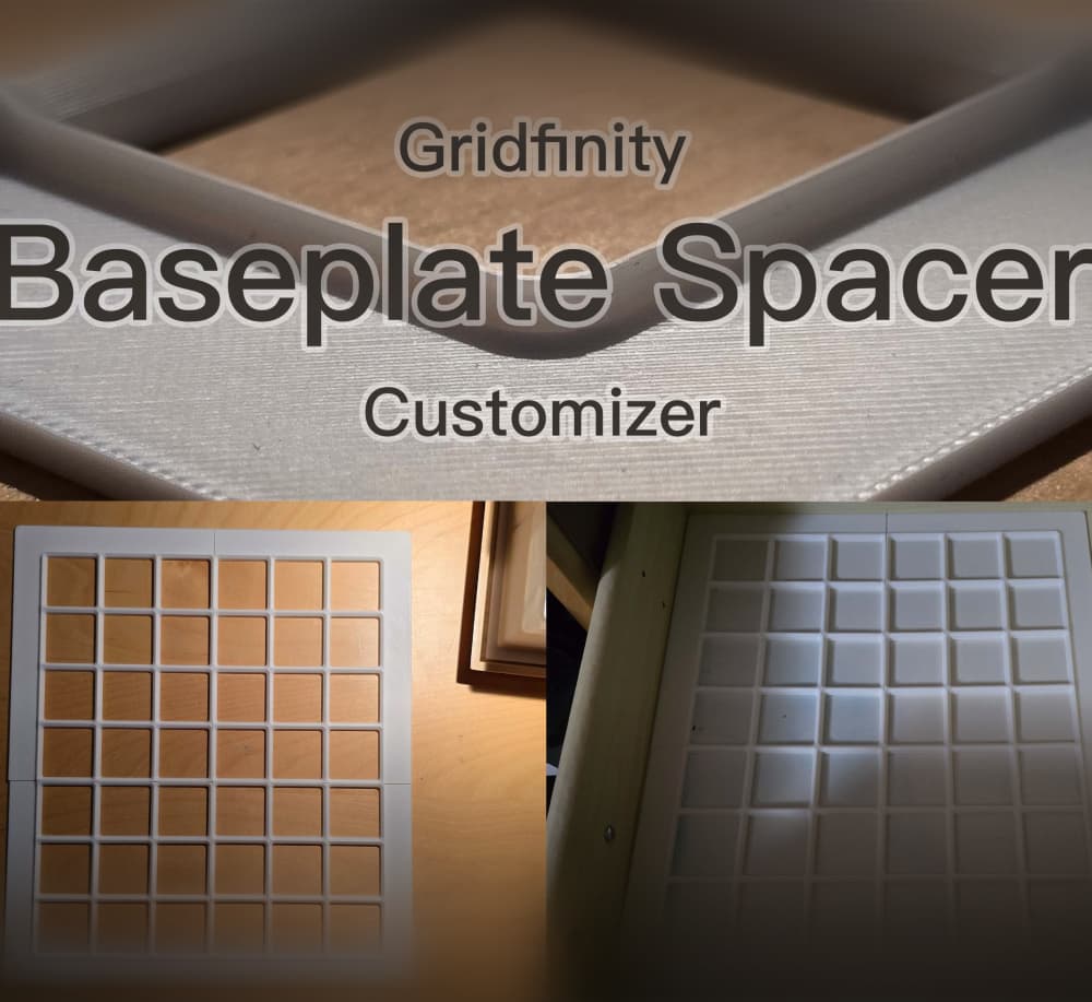Gridfinity Spacer Generator 3d model