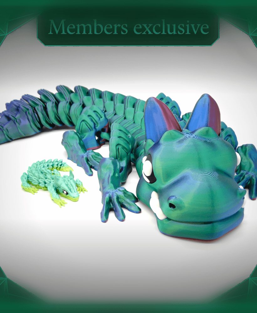 Grumpy Baby Dragon XXL 3d model