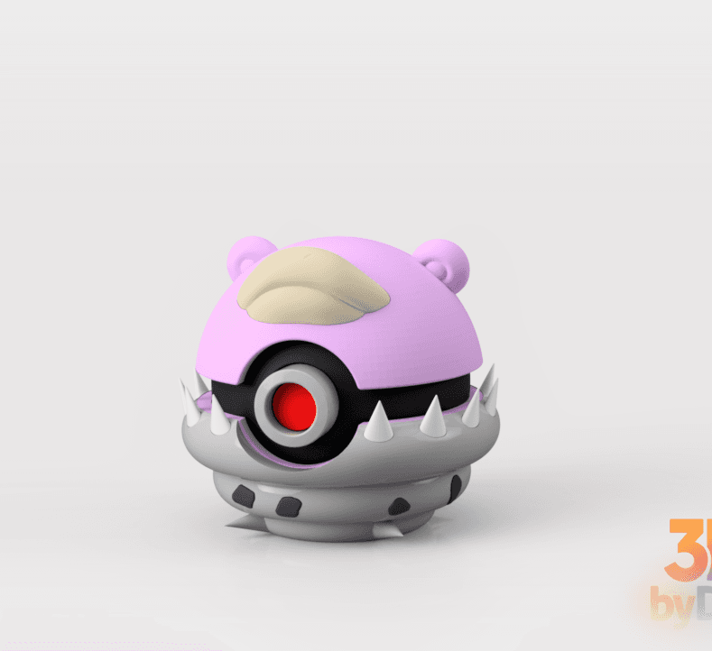Slowbro (Mega) Poke Ball 3d model