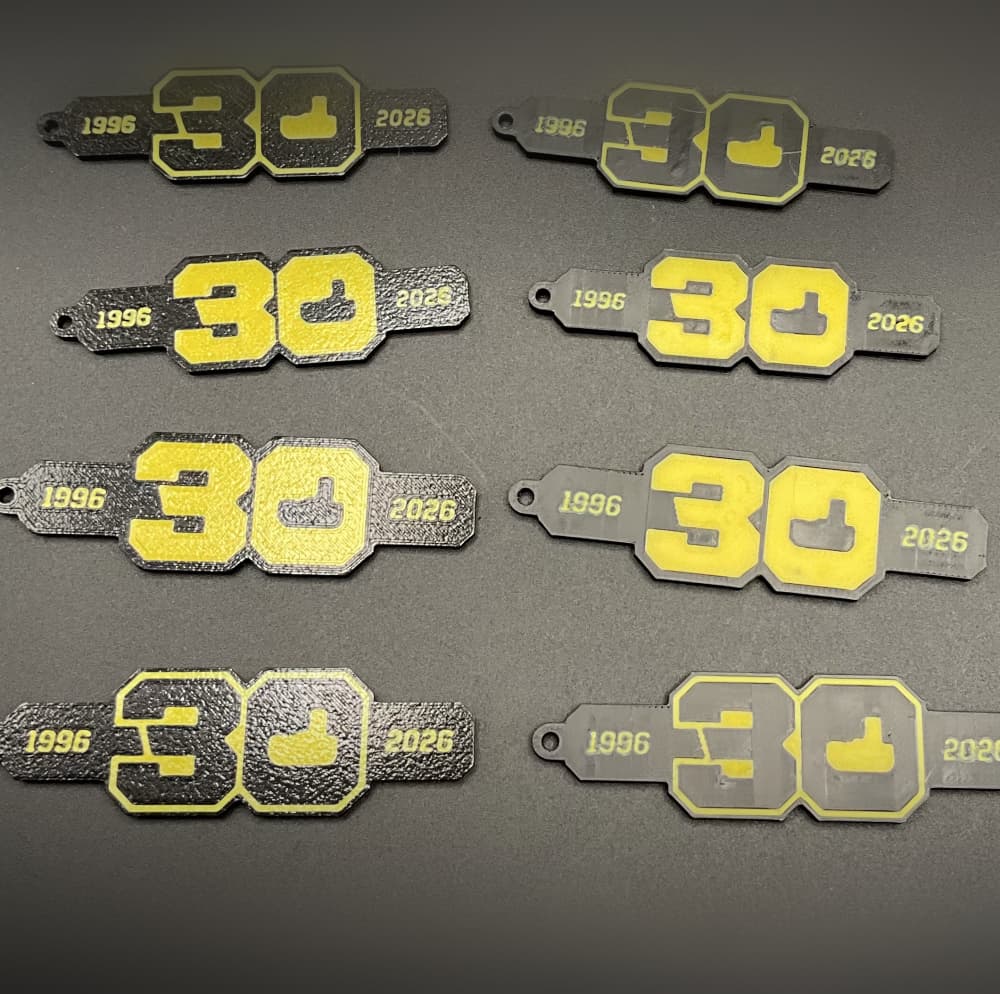 Ryobi 30th Anniversary Key Chain 3d model