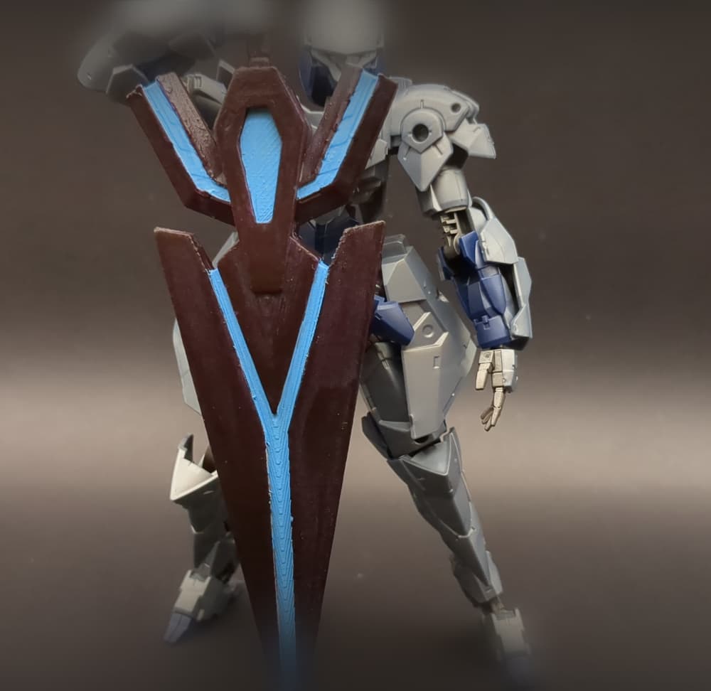 Glaive, Mecha Model Accessory 3d model