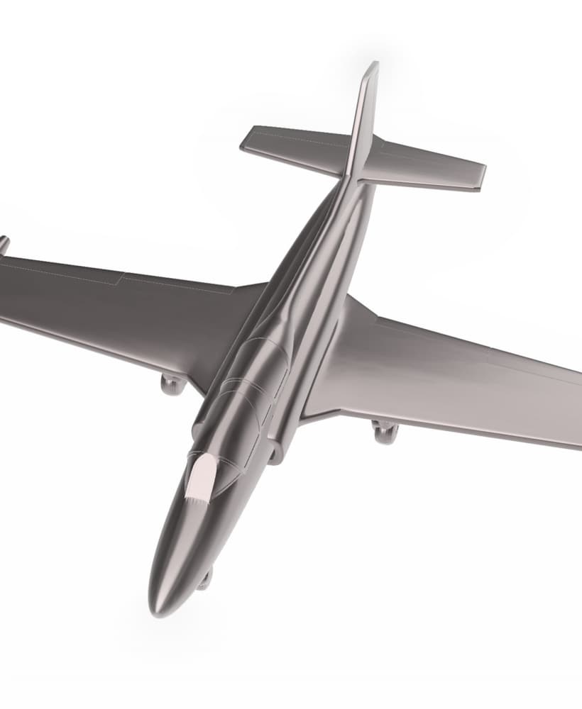 Soko G-2 Galeb 3d model