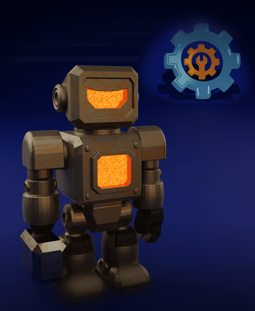 ModBot: Forge - Smelting Extraordinaire | Modular, Magnet Ready, Premium STL 3d model