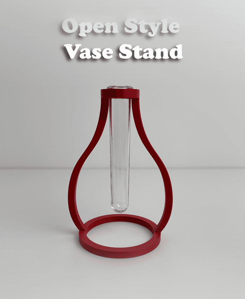 Open Style Vase Stand 3d model