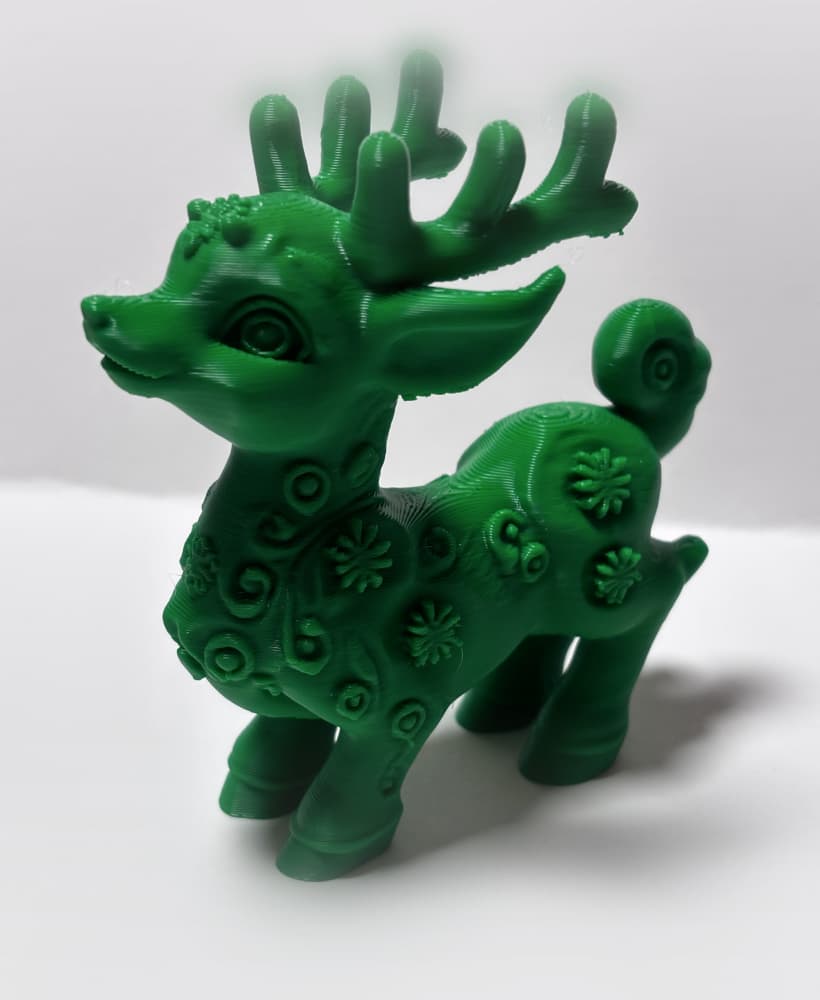 Christmas reindeer figurine 3d model