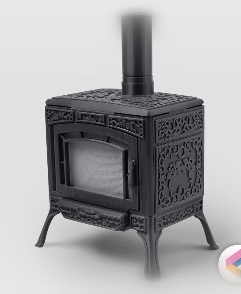 Fab365_Foldable_Fireplace_Inner part.stl 3d model