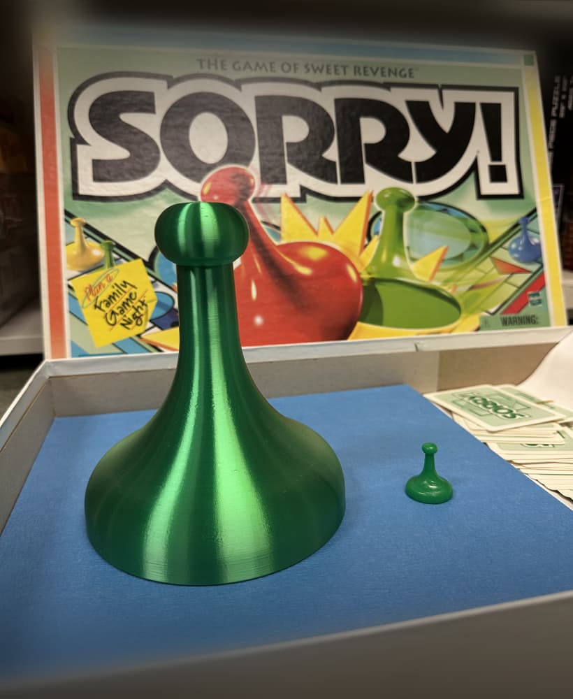 Giant Sorry Game Piece 3d model