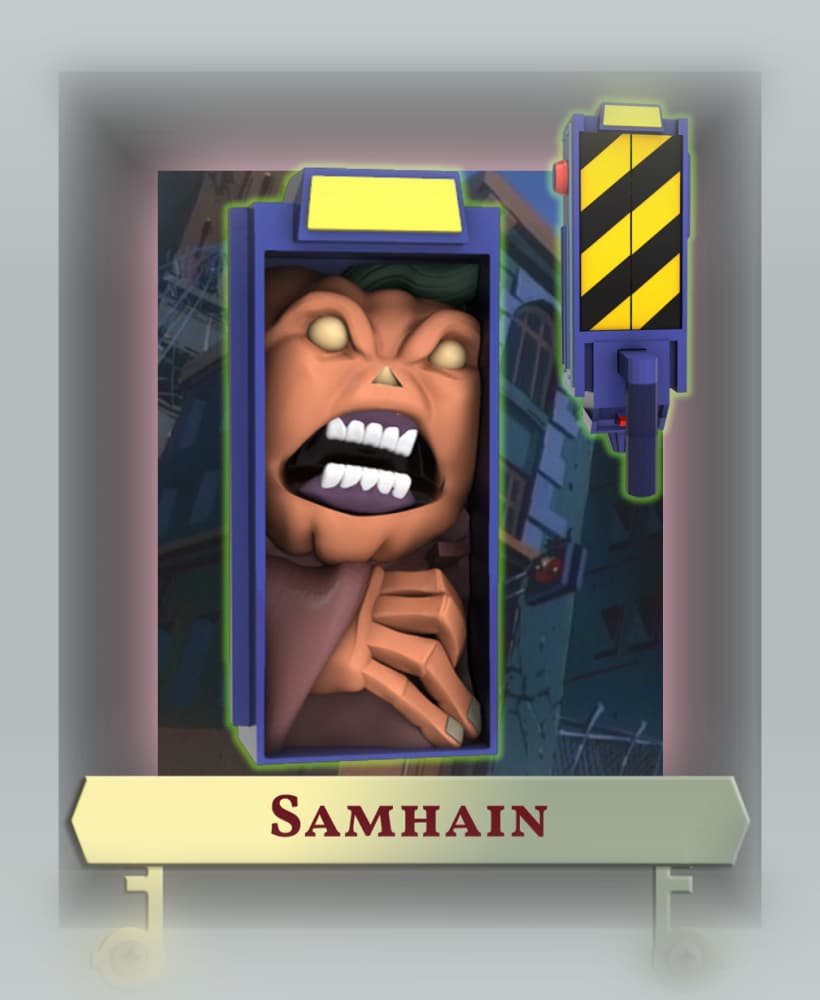 Wall mounted Ghost Trap Samhain 3d model