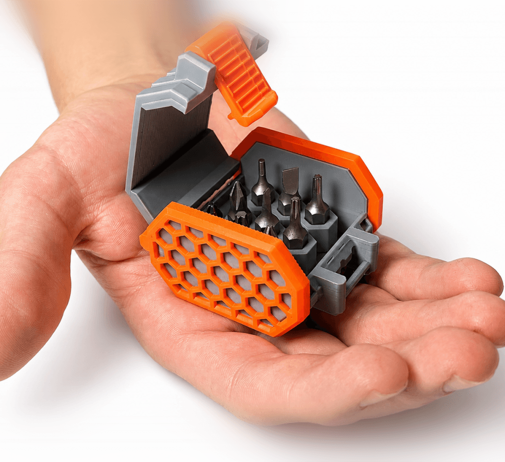 Micro EDC Hex Bit Case 3d model