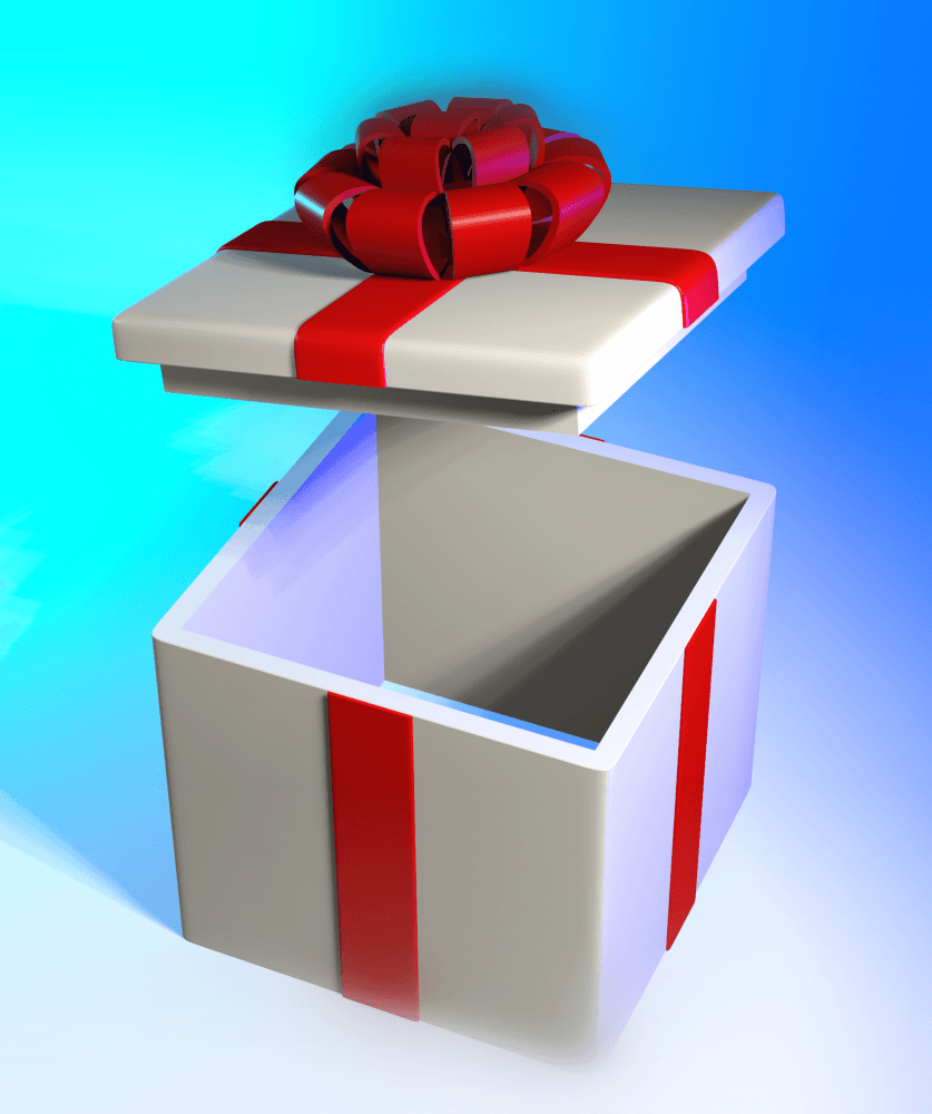Gift Box Container – Wiggle Budz – Holiday Collection 3d model