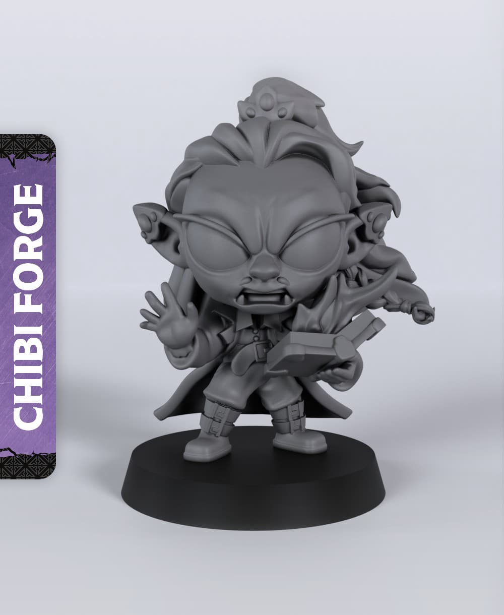 Male Elf Wizard - With Free Dragon - 5e DnD Inspired for RPG and Wargamers 3d model