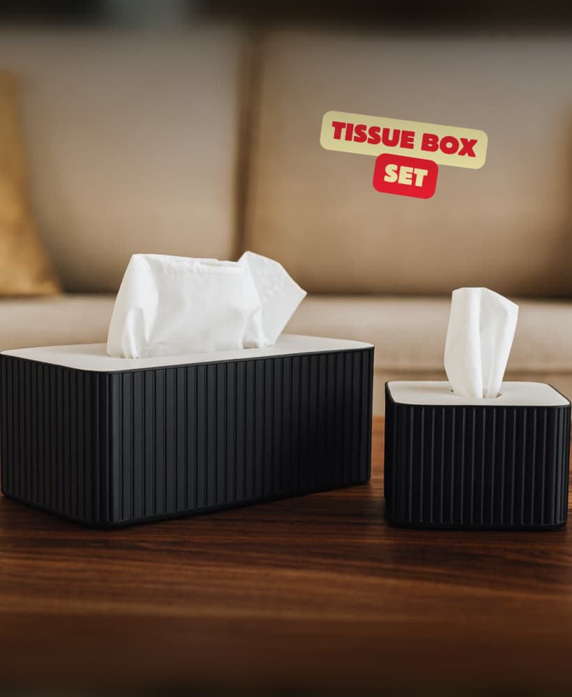 TISSUE BOX SET / TISSUE BOX ORGANIZER / HOMEDECOR / MODERN 3d model