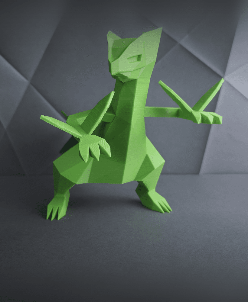 Sceptile Low Poly Pokemon 3d model