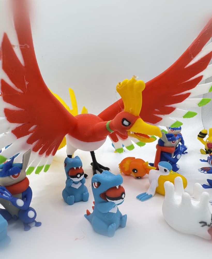 Ho-Oh (3mf included) 3d model