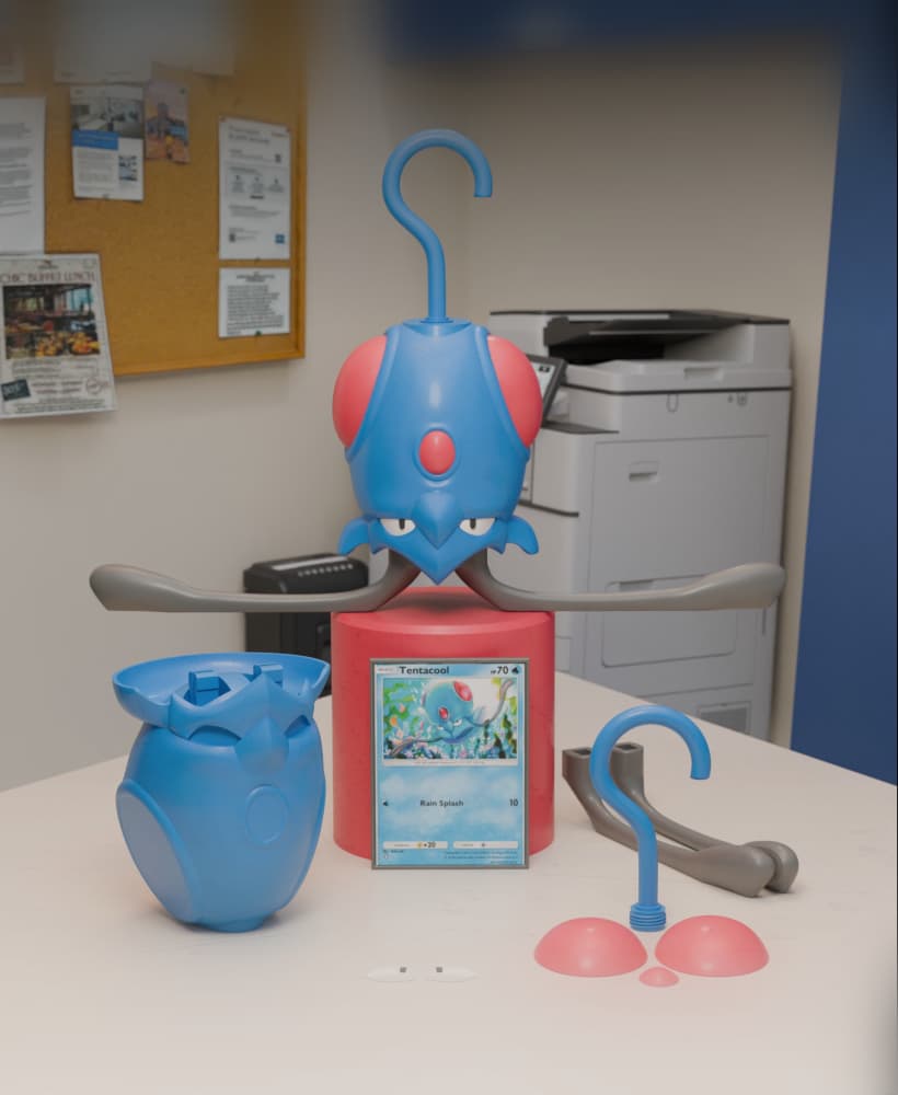 Tentacool Hanger Pokemon 3d model