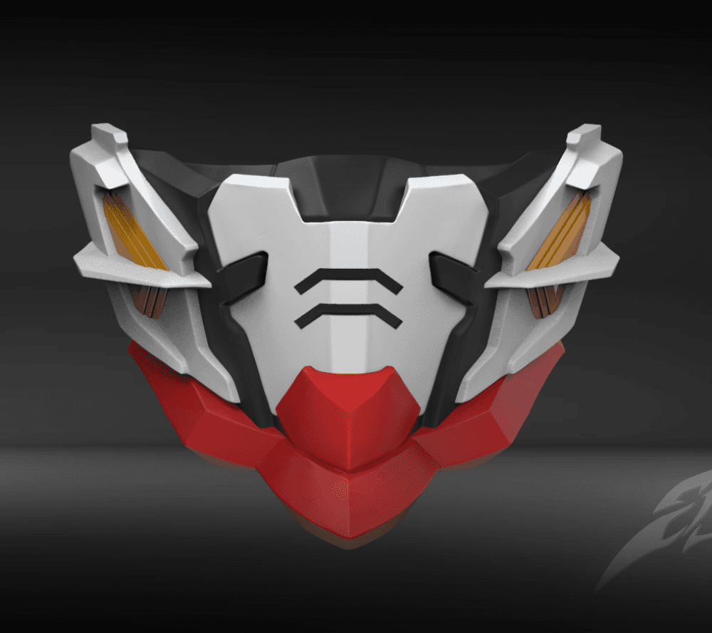 Rex - Mecha Mask 3d model