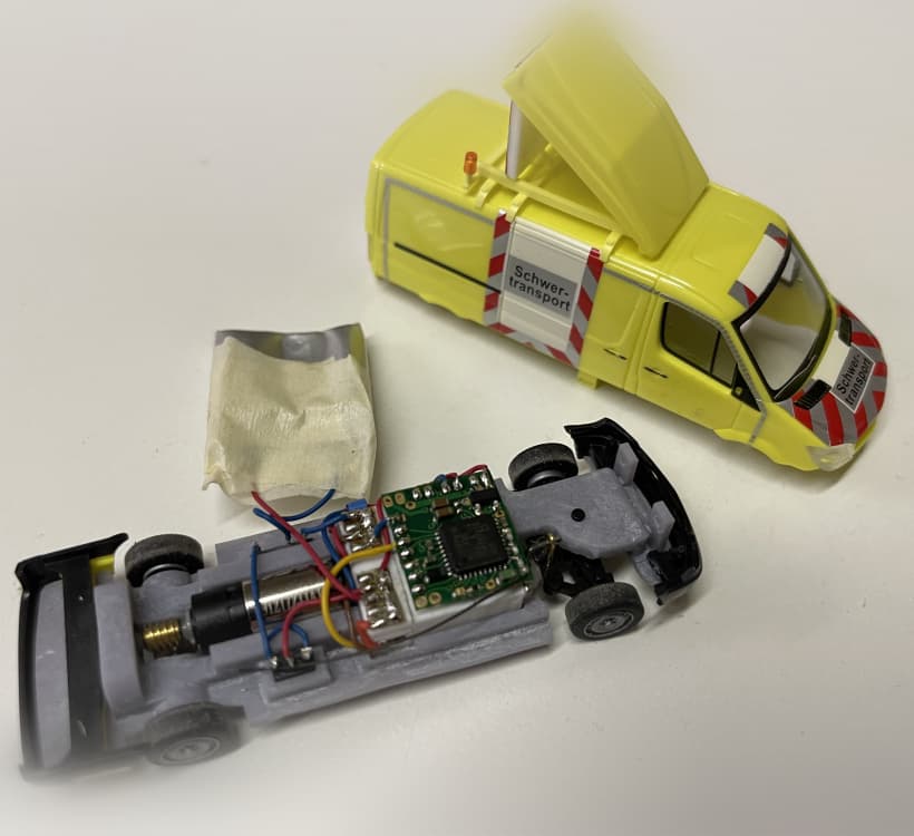 Chassis Sprinter RC Herpa 1:87 3d model