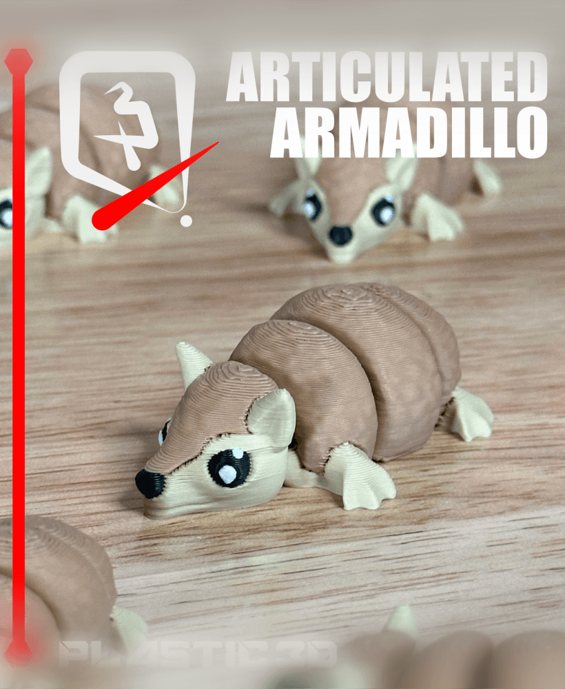 Articulated Armadillo- The Rolling Bastion 3d model