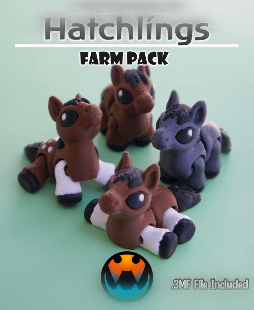 Horse - Hatchling 3d model