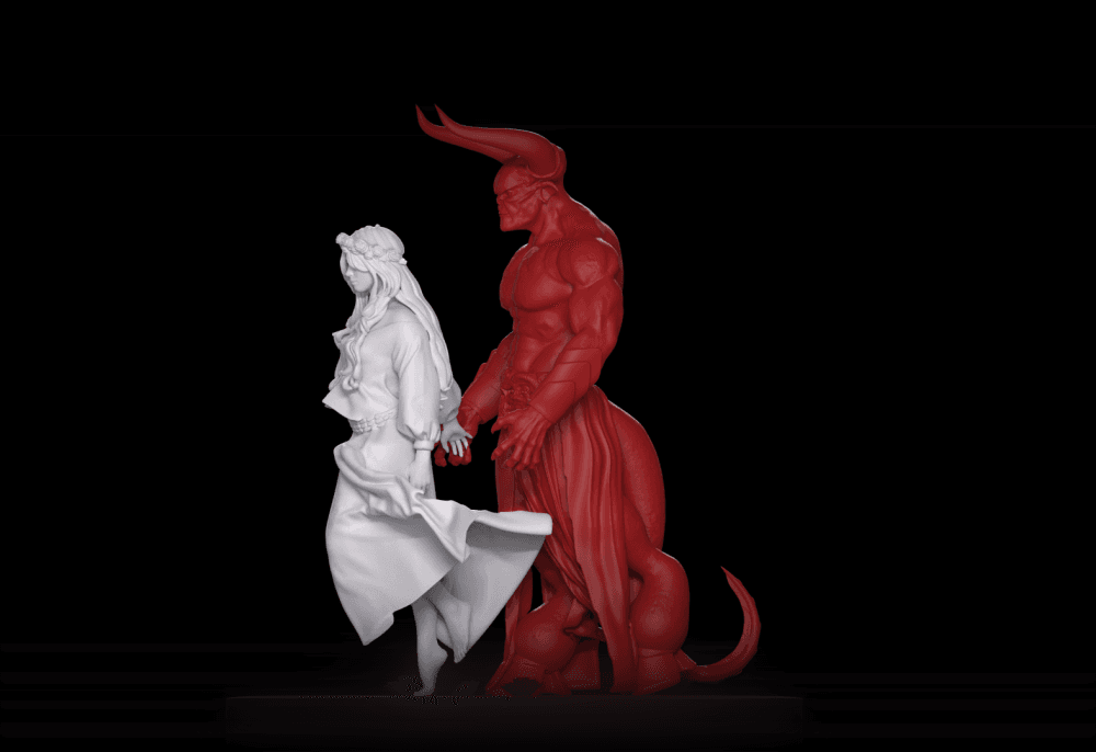 Submitting to Purity - The Fallen and the Divine 3d model