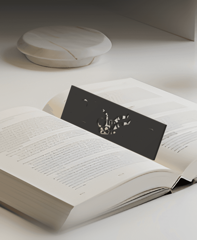 Astronout Bookmark, Creativity Bookmark, Gift Idea 3d model