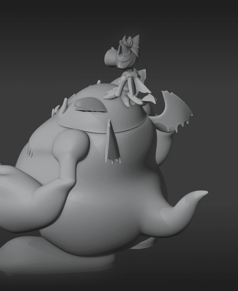 Cait Sith Final Fantasy VII Figurine 3d model