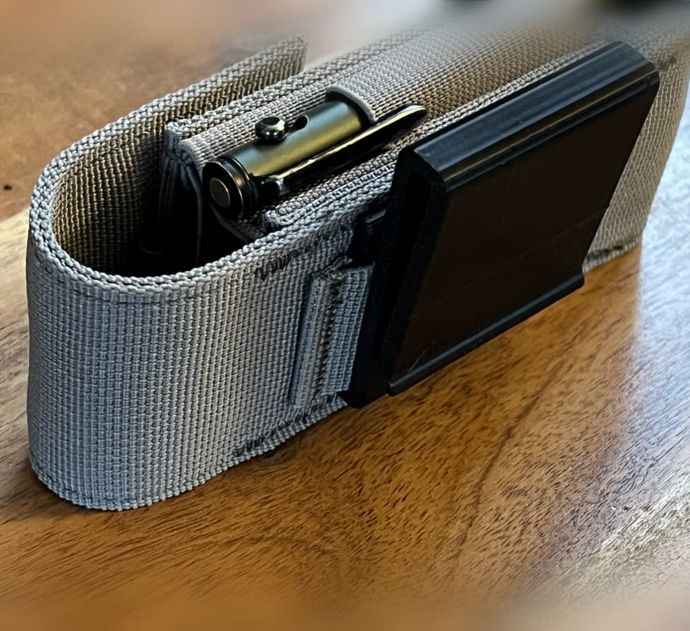 Leatherman nylon sheath horizontal carry belt clip 3d model