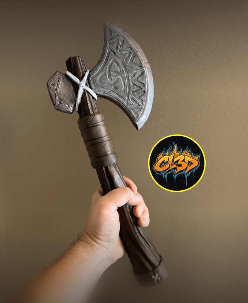 Viking Axe Mod2 Cosplay / Prop 3d model