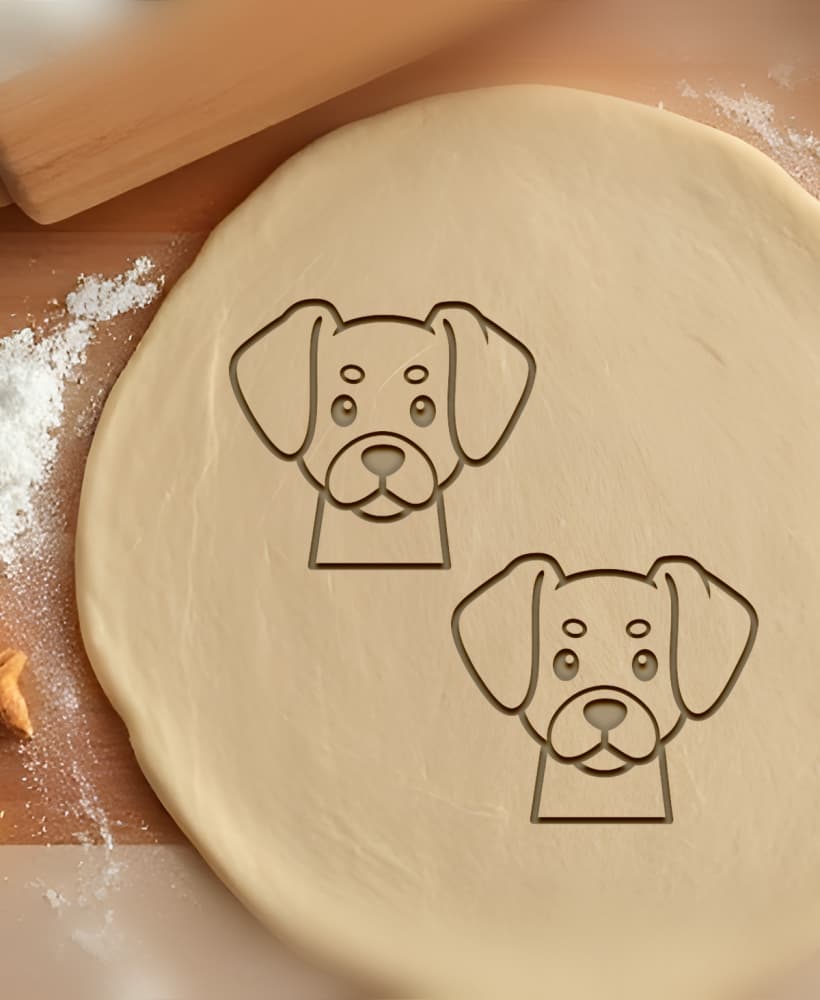 Dog Cookie Cutter, Biscuit Cutter 3d model