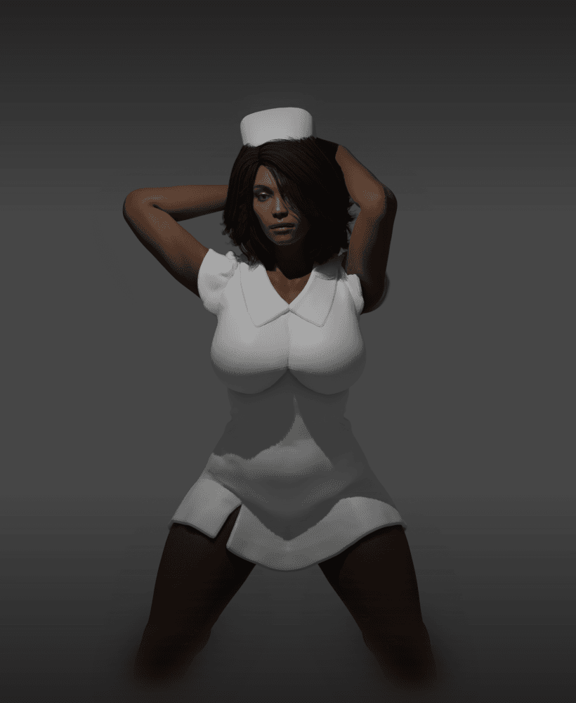 Sexy Nurse 3d model