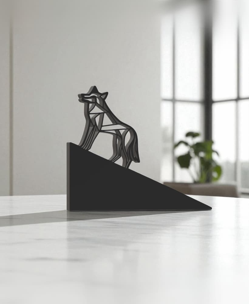 Door Stop, Wolf Door Stopper, Door Back, 2 Different Models 3d model