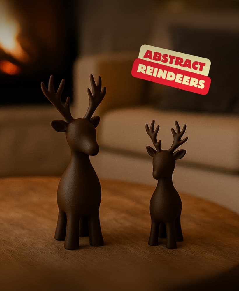ABSTRACT REINDEERS WITH LEGS / CHRISTMAS DECOR / HOMEDECOR / DECOR / DECORATIONS / TABLEDECOR 3d model
