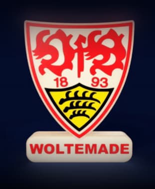 Stuttgart FC Sign – LED Strip Compatible 3d model
