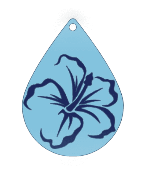 Hibiscus Teardrop.stl 3d model