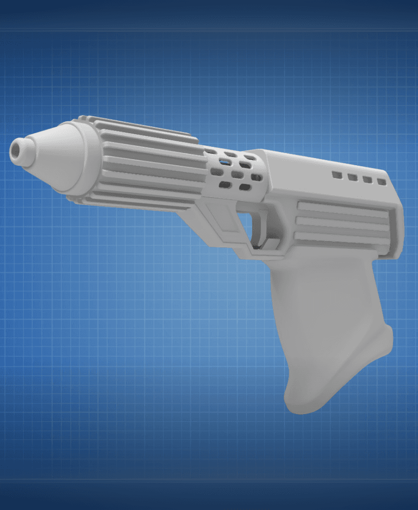 SC-4 Blaster Pistol - Star Wars 3d model
