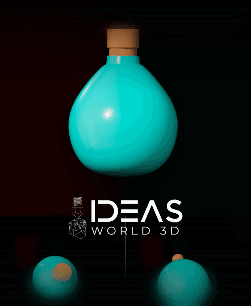 Potion shaped container 3d model