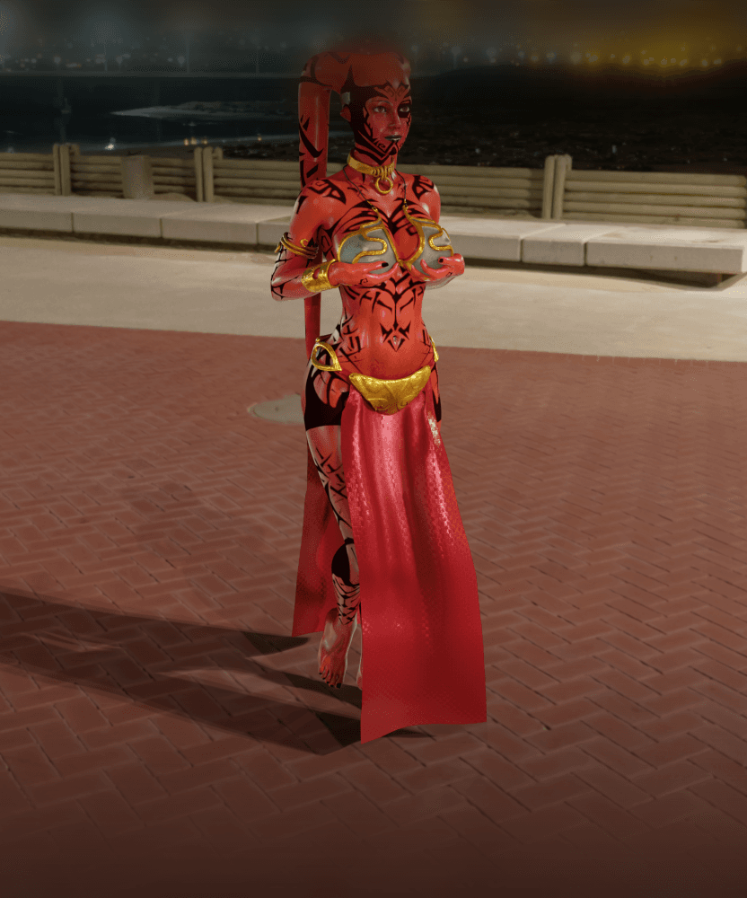 Twilek Slave Woman 3d model