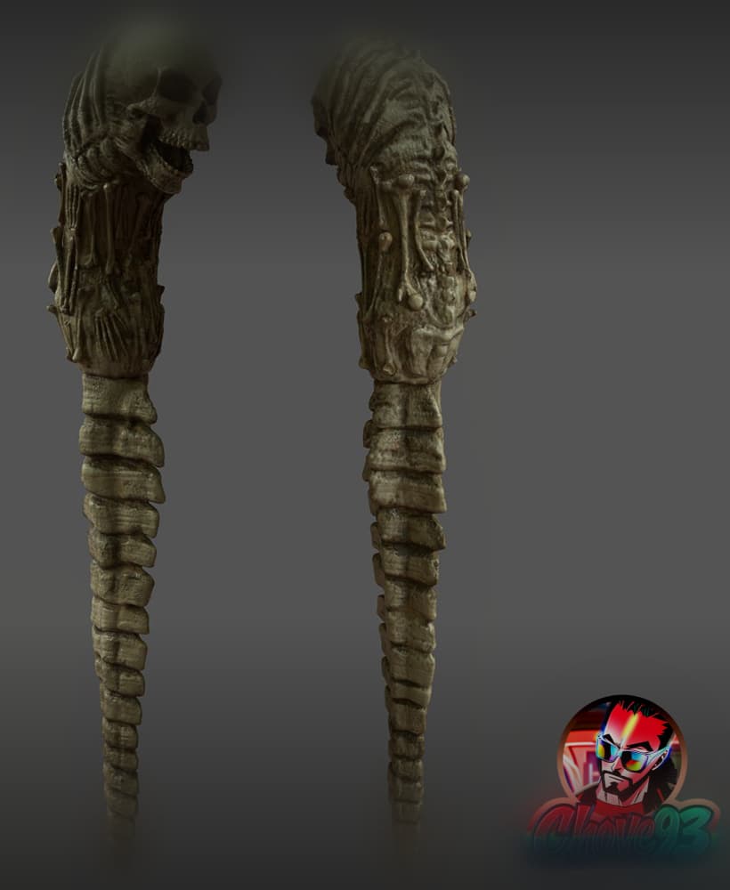 Kandarian Dagger ,evil dead 3d model