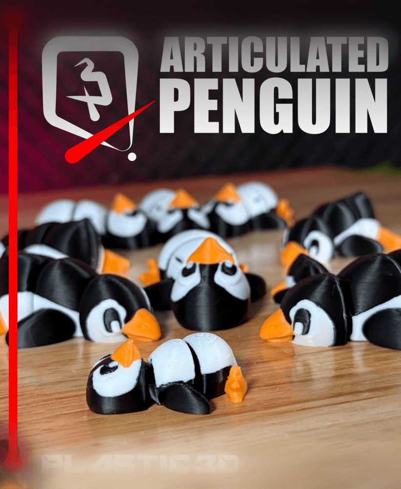 Articulated Penguin — The Sliding Winter Speedster 3d model