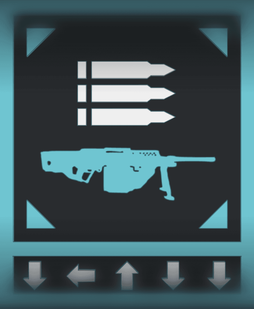 Helldivers 2 Stratagem Plaque (Heavy Machine Gun) 3d model