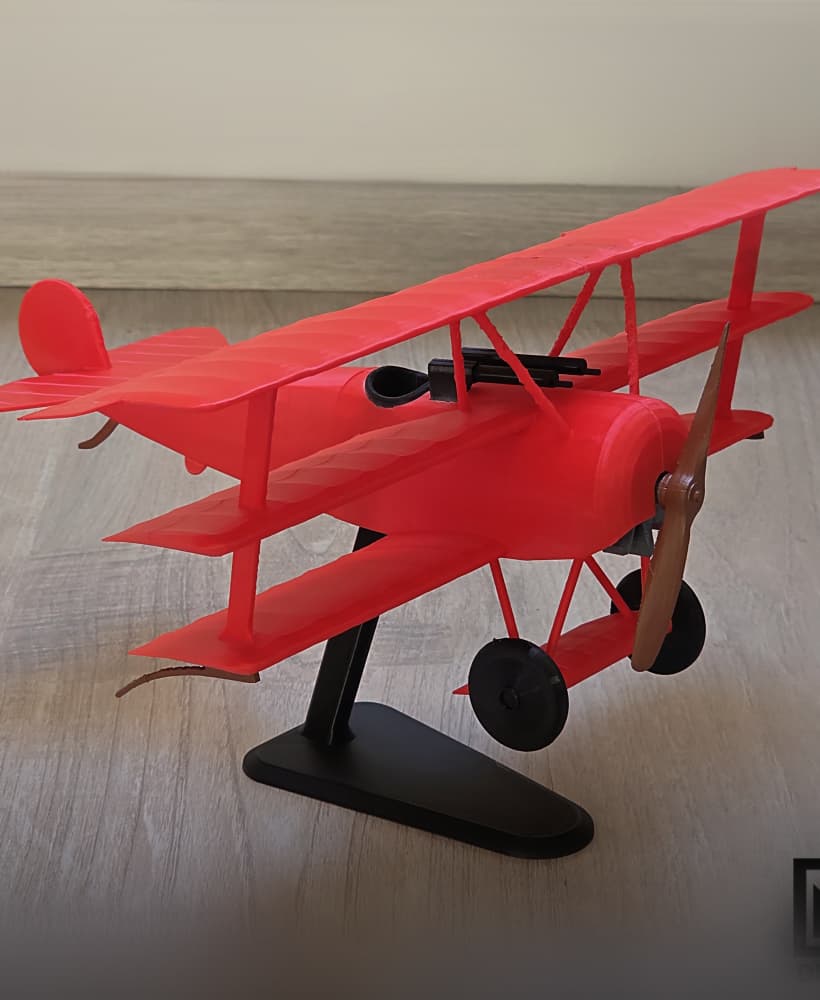 Fokker Dr.I "The Red Baron" - 1:22 Scale Model 3d model