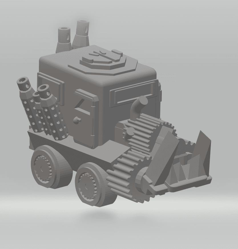 FHW Zorblin gun car alternate 3d model
