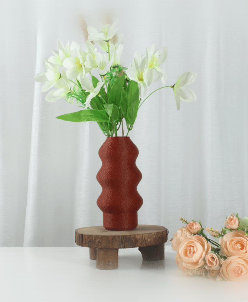The Tranquility Vase STL 3D Print File, Home Decor Vase for Plants and Flowers 3d model