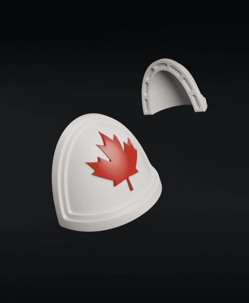 Canada leaf pauldron 3d model