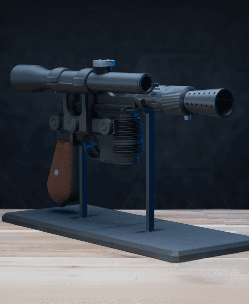 DL-44 Blaster - Star Wars Cosplay Prop Kit | No Supports, No AMS, No Glue 3d model